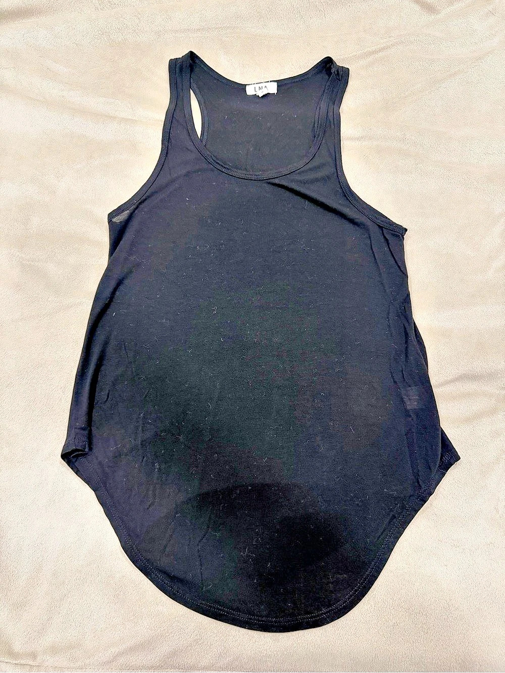 LNA Black Tencel Tank Top Size Medium